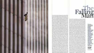 While he didn't choose his fate, the image - 9/11: The Day the World Stood Still
