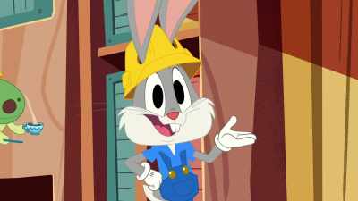 While you do that,
we'll finish your closet. - Bugs Bunny Builders