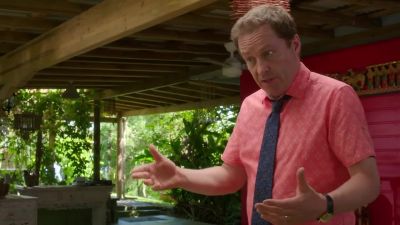 While Eva was comforting you, - Death in Paradise