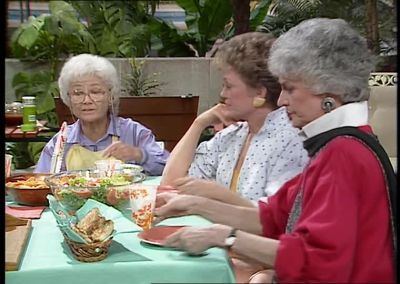 While every other old lady on the block is watching Cosby - The Golden Girls