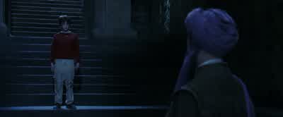 While everyone ran about,he went to the third floor to head me off. - Harry Potter and the Philosopher's Stone
