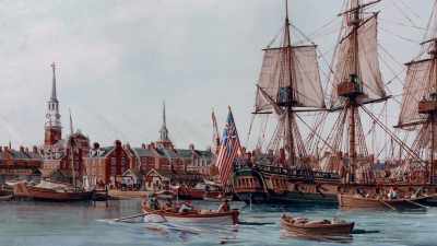 While he was at sea, the war he
had once hoped to prevent - Benjamin Franklin