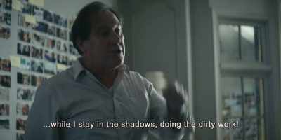 ...while I stay in the shadows, 
doing the dirty work! - The Staircase