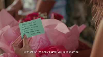 "While I'm not there,
these will say good morning." - I Love Lizzy