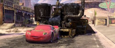 While I'm stuck here paving this stinkin' road - Cars