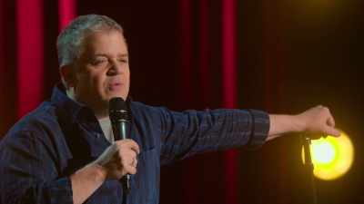 While I'm waiting, my friend was right,
everyone that walked in, - Patton Oswalt: We All Scream