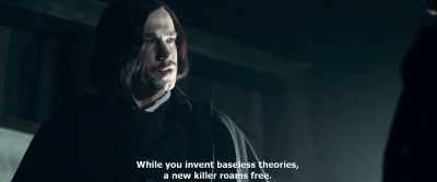 While you invent baseless theories,
a new killer roams free. - Gogol. Viy