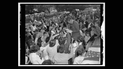 While Jack was away campaigning, - First Ladies
