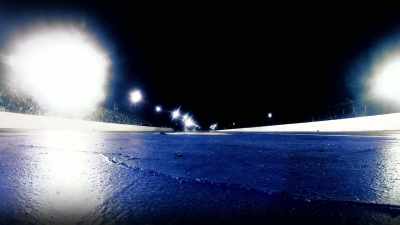 While Lizzy Musi put down
an awesome pass - Street Outlaws No Prep Kings Team Attack