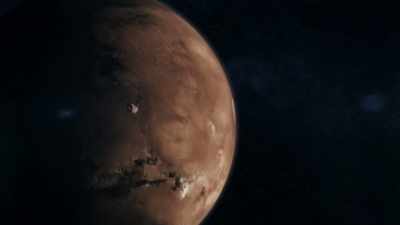While Mars is moving at
over 50,000 miles an hour. - One Strange Rock