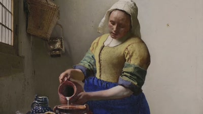 While, on the other side, - Vermeer: The Greatest Exhibition