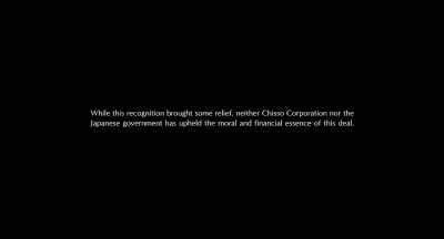 While this recognition
brought some relief, - Minamata