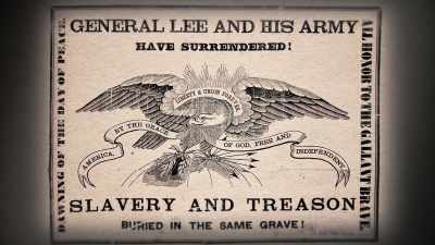 - While slavery,
yes, was abolished - Abraham Lincoln