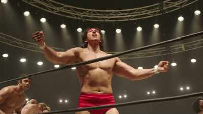 - While Steamboat
fires up the crowd, - Young Rock