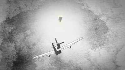 While the other plane prepares
for intergalactic battle, - Alien Endgame