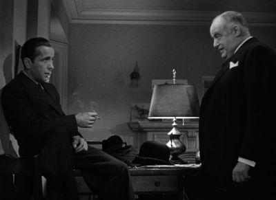 While the rest of us were talking in the cabin - The Maltese Falcon