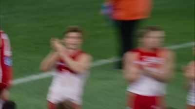 While the retiring
Rhyce Shaw was chaired off, - The Australian Dream