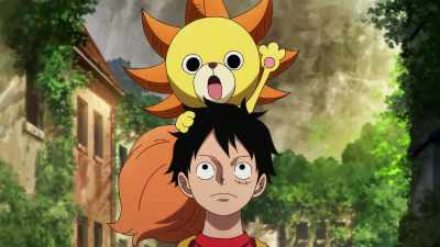 While the Straw Hats
are doing something else. - One Piece Film Red