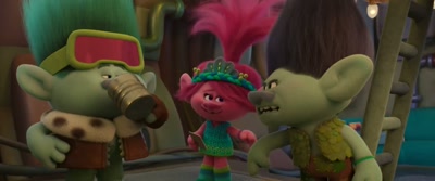 While you two are
strolling down memory lane, - Trolls Band Together