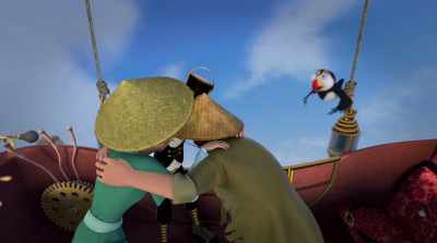 - While?
- While we sneak into her lair - The Swan Princess: A Royal Wedding