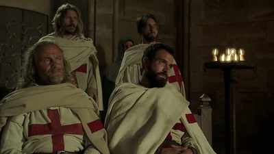 While you were at
the palace with your friend, - Knightfall