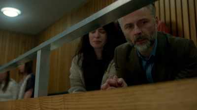 While you were waiting, in the car, - Apple Tree Yard