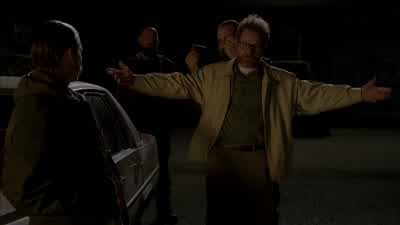 While you're at it, why don't you lift your shirt up, give us a spin? - Breaking Bad