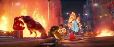 - [whimpering]
- [growling] - Minions: The Rise of Gru
