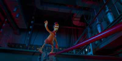 [whimpers nervously] - Chicken Run: Dawn of the Nugget