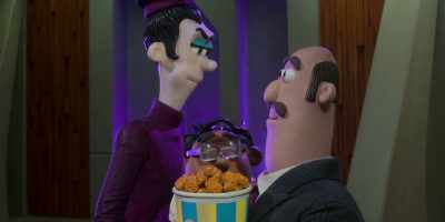 [whimsical music playing] - Chicken Run: Dawn of the Nugget