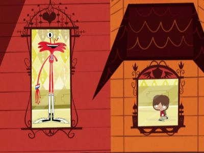[ Whimsical theme music ] - Foster's Home for Imaginary Friends