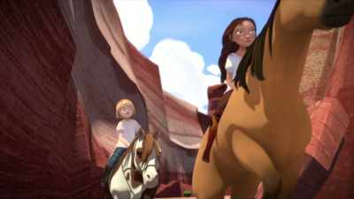 [whinnying] - Spirit: Riding Free