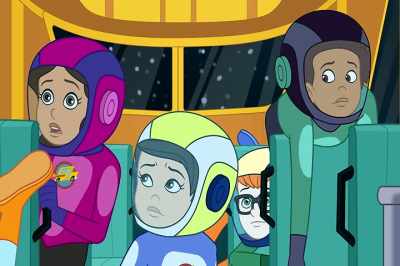 -[whirring]
-[beeping] - The Magic School Bus Rides Again