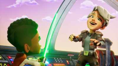 [whirring, grinding] - Star Wars: Young Jedi Adventures