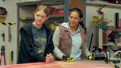 [ WHIRRING ] - Mythbusters Jr.