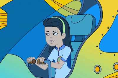 -[whirs]
-[beeps] - The Magic School Bus Rides Again