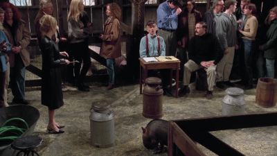 (WHISPERING)
Oh, we're screwed. - Spin City