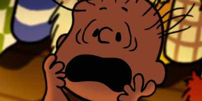 [whispering]
Thank you, Miss Othmar,
for getting me this test. - Snoopy Presents: Lucy's School