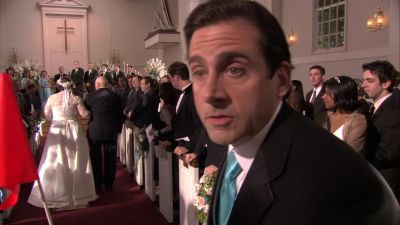[whispering]
This is bull [bleep]. - The Office