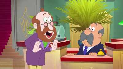 [whispers] It's a chameleon, - Tom and Jerry in New York