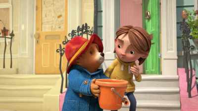 -[whispers] Will you sponsor me?
-Paddington, you talked. - The Adventures of Paddington