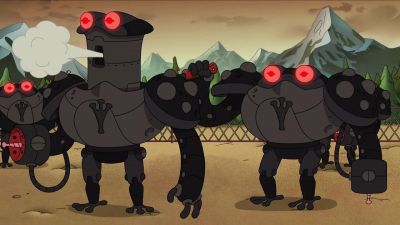 [whistle blowing] - Amphibia