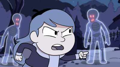 [whistle blows] - Hilda