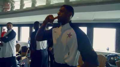 - [whistles]
- [all laughing] - The Redeem Team