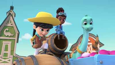 - (whistling)
- (grunting) - Dino Ranch
