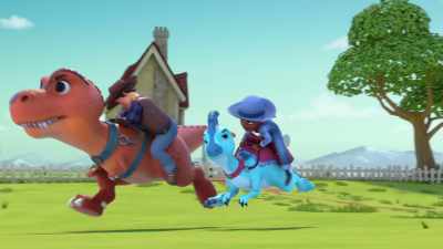 (whistling) - Dino Ranch