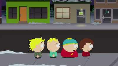 White people can't be in groups
talking about - South Park (Not Suitable for Children)
