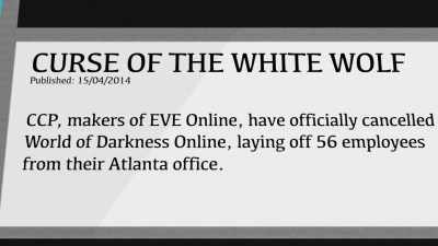 White Wolf was now part of that company - World of Darkness