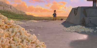 Whizzbang Charlie had lost
his undercarriage, - Chicken Run: Dawn of the Nugget