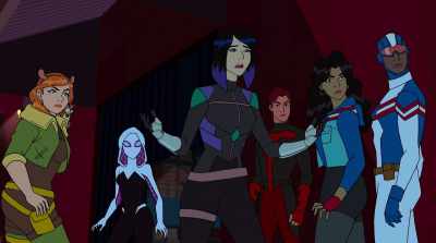 -Who are these kids?
-It's complicated, Captain, - Marvel Rising: Chasing Ghosts
